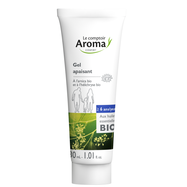 Gel apaisant à l'arnica et à l'hélichryse